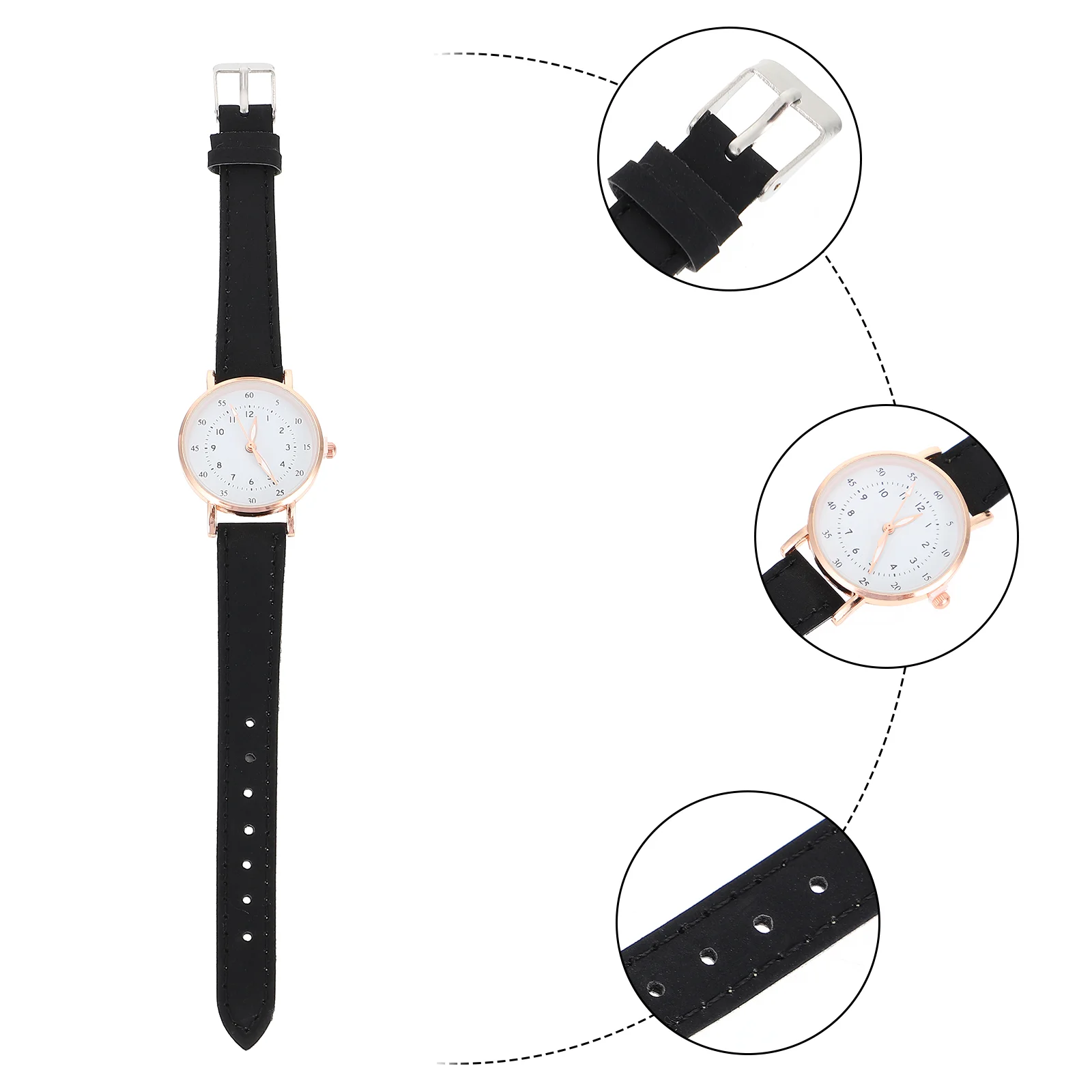 Lässige Damen uhr Uhren Damen armbanduhr x 3cm Pu-Legierung weiblich