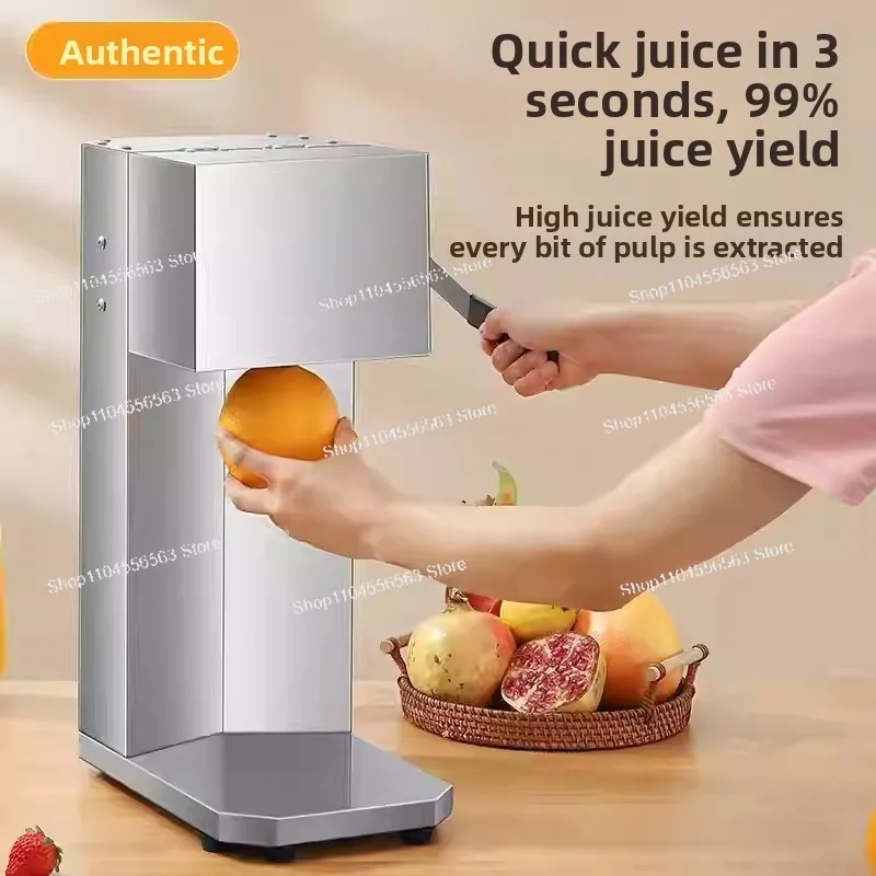 Multifunction Electric Orange Juicer, 110V/220V Dual Voltage Stainless Steel Fruit Blender & Squeezer, Home Kitchen Appliance