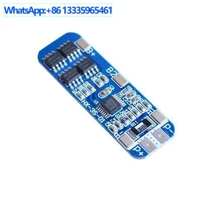 For 10pcs 3 strings 12V18650 lithium battery protection board 11.1V 12.6V anti-overcharge, over-discharge peak 10A overcurrent p