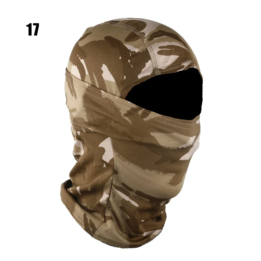 Camouflage Sturmhaube Vollgesichtsschal Ski Radfahren Vollgesichtsmaske Abdeckung Hals Kopfwärmer Sportkappe Helm Liner – Detail 25