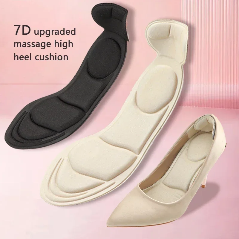 High Heel Shoe Insoles Breathable Anti-slip Foot Care Tool Inserts & Cushions Soft Damping Arch Support Shoes Insole for Woman