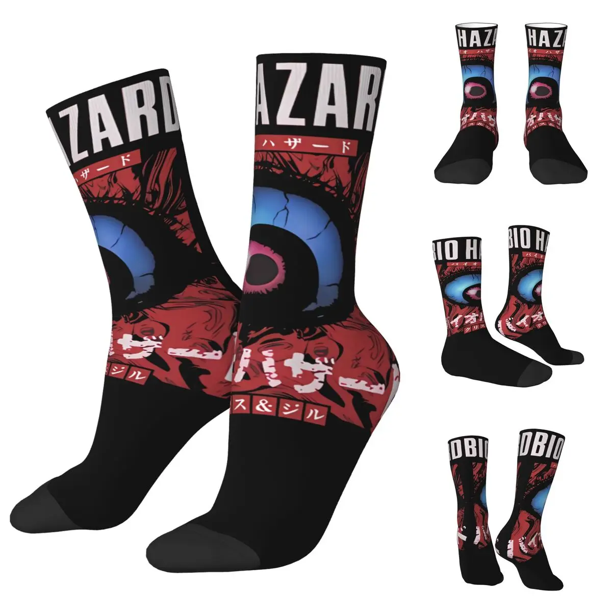 

3D printing cosy Unisex Socks,Windproof Silent Hill Biohazard Interesting Four Seasons Socks