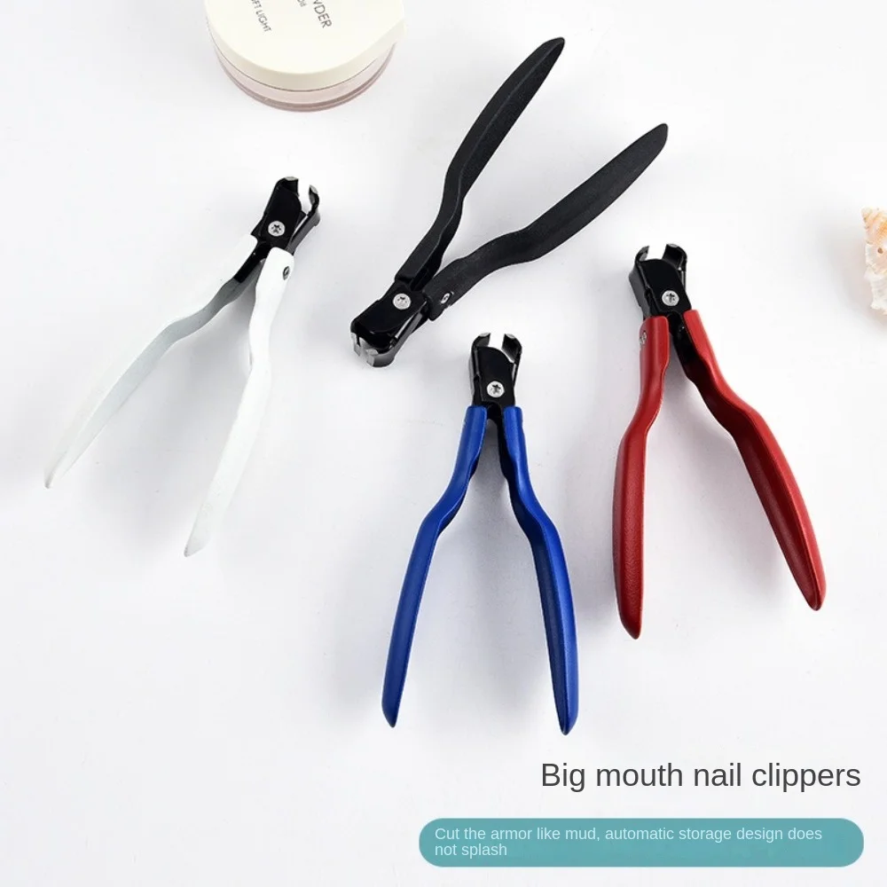 

Professional Stainless Steel Nail Clippers Anti-splash Sharp Edge Fingernail Clipper Large Opening Nail Scissors Household
