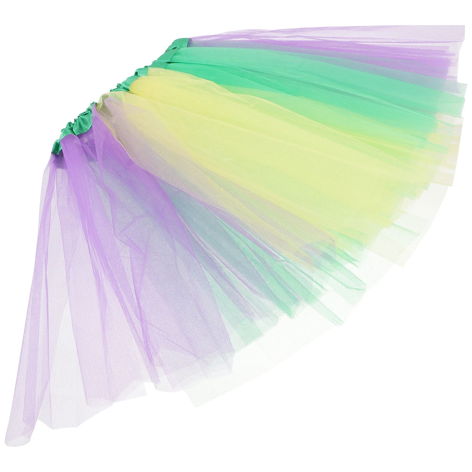 

Three-Color Tutu Lightweight Festival Costume Party For Girls Gauze Decorative Cosplay Bubble Skirt Carnival Day School