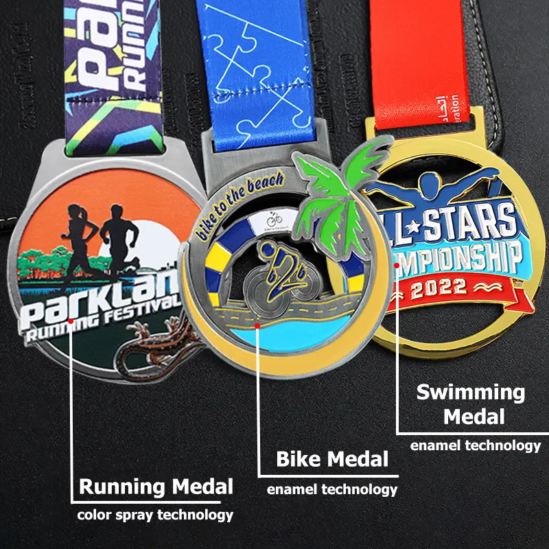 Customized Marathon Medals Dance 3D Sports Cycling Gold Taekwondo Medals Football Judo Jujutsu Enamel Karate Medals