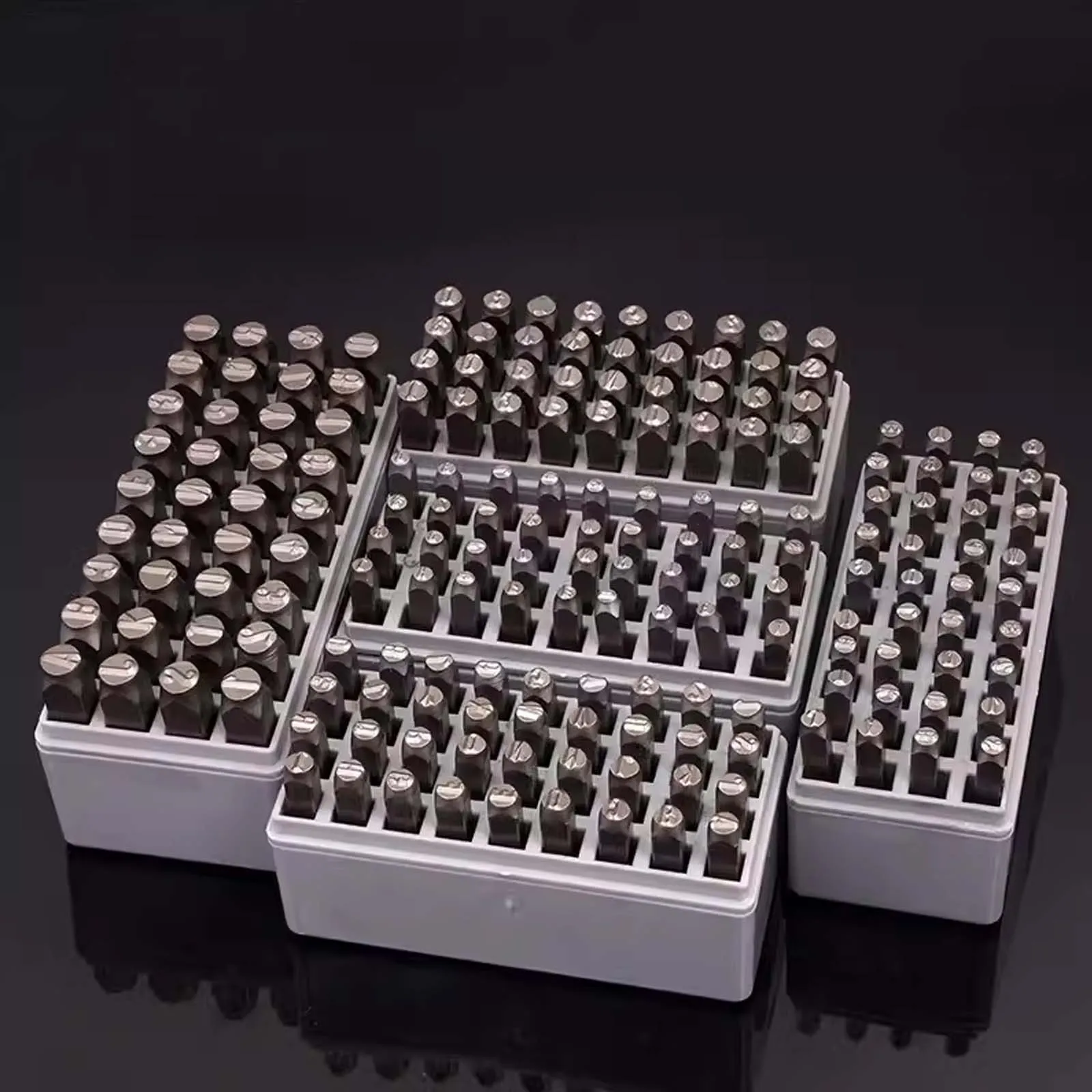 

36pcs Uppercase Letter Arabic Number Metal Stamp Set, A-Z 0-9 Iron Stamps Punch Press Tool for Jewelry/Wood/Plastic/Leather
