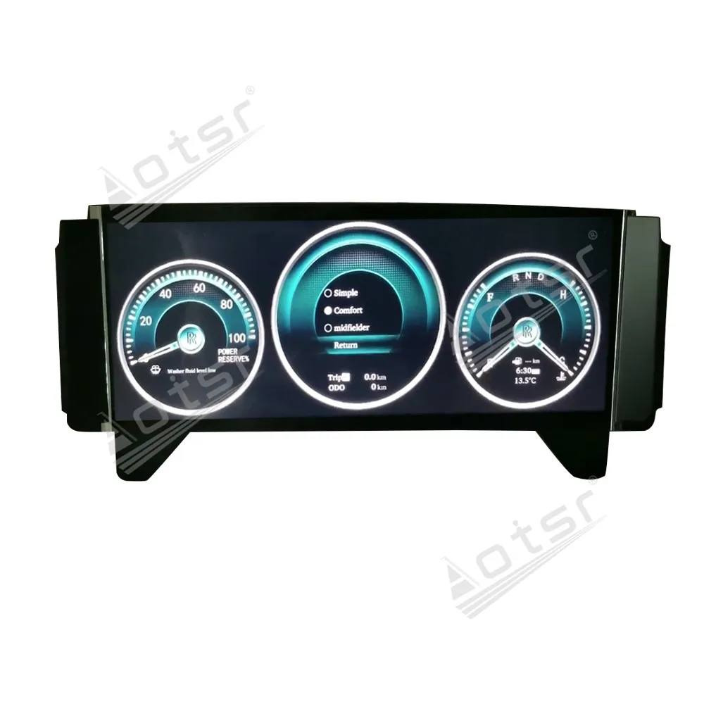 

Для Rolls-Royce ЖК-панель приборов, цифровой кластер, виртуальный кабин, автомобильный мультимедийный плеер, одометр, приборная панель, измеритель скорости