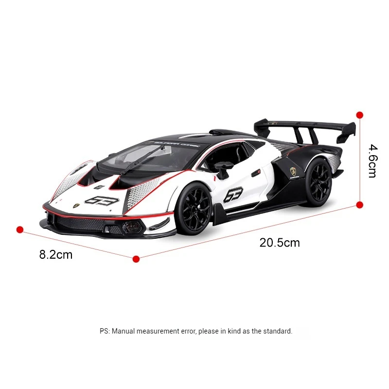 Bruago 1:24 Lamborghini Auto Sportiva Essenzascv12 Gini Pressofusione In Lega di Simulazione Modello di Auto Appassionato Collezione Ornamento Regalo