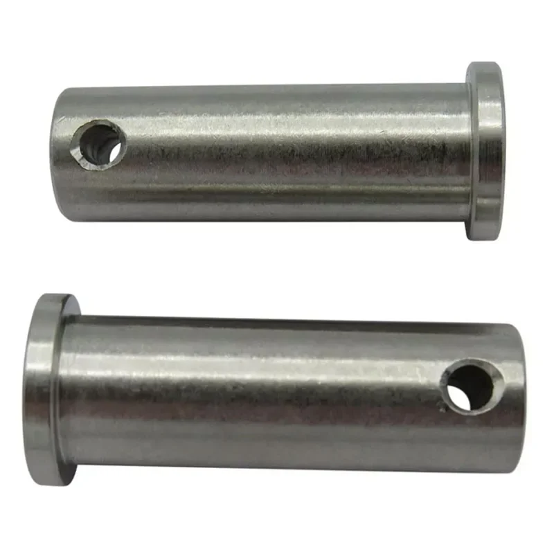 

GB882 304 Stainless Steel Clevis Pins with Head Flat Head Holed Design M3 M4 M5 M6 M8 M10 M12 M14 M16 M20
