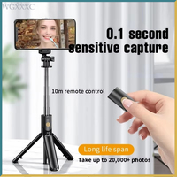 Mobile Phone Bluetooth Selfie Stick Tripod Integrated Mini Remote Control Highend Portable Live Streaming Camera Stand Universal