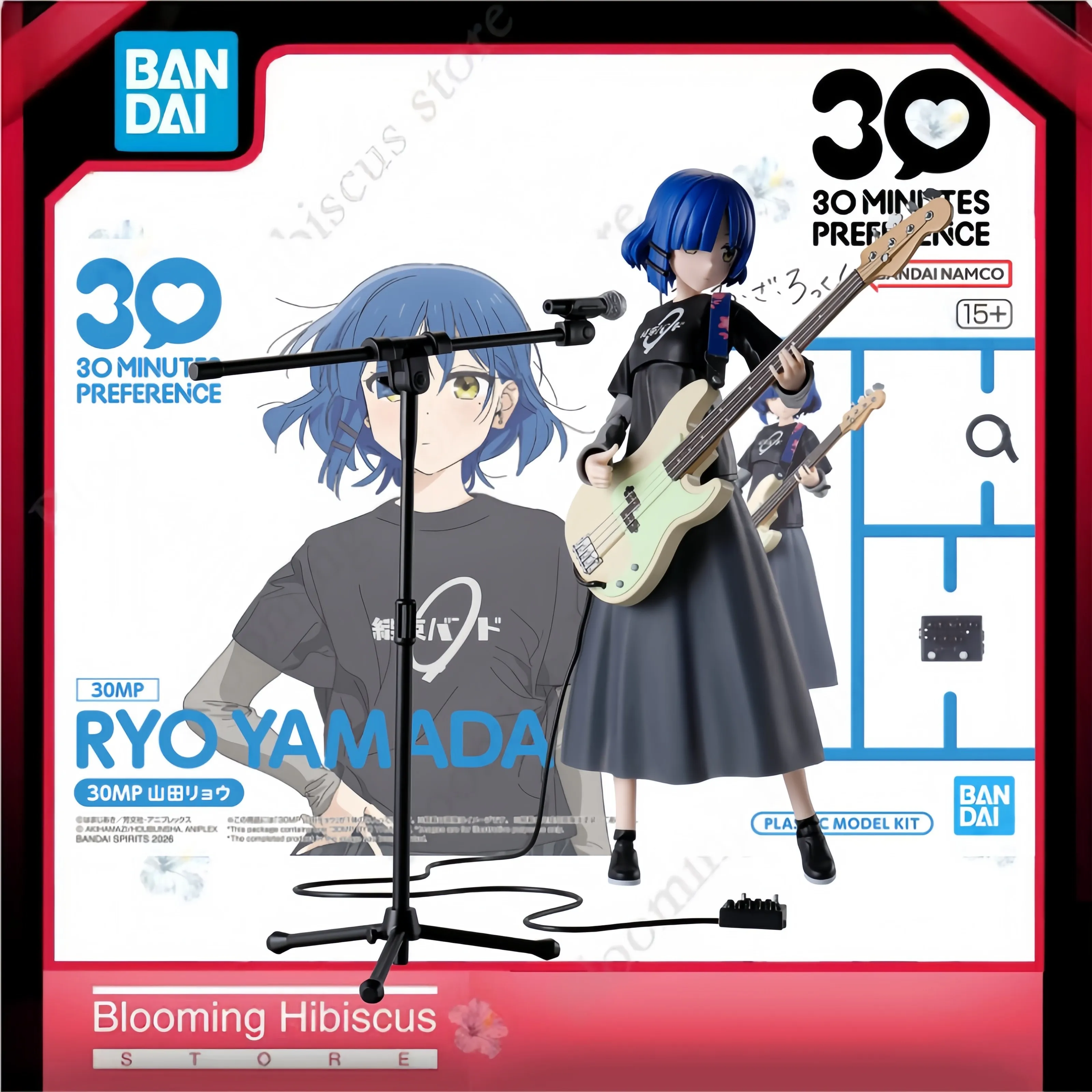 

Bandai 30MP Ryo Yamada Anime Bocchi the Rock! bassist Assembly Action Figure Original Collectible Plastic Model Kit Toy Gift