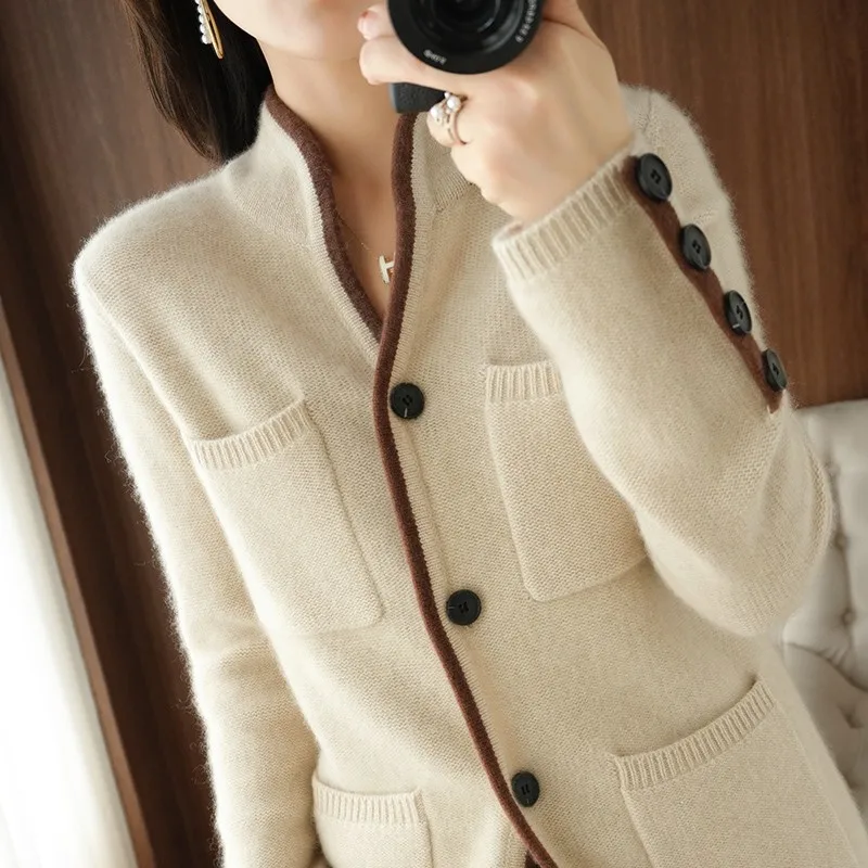 

Свитера Джемперы Кардиганы Женские Мериносовая Шерсть Тонкие Свободные Кружева Ярмарка Остров Slim Fit Дата Ночь Женский Элегантный Довольно Мягкий Праздник