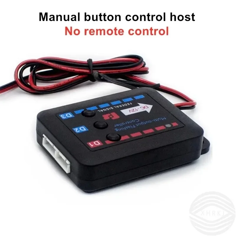 

Lyr Manual Button Controller for Car Grille Strobe Warning Lights DC12V