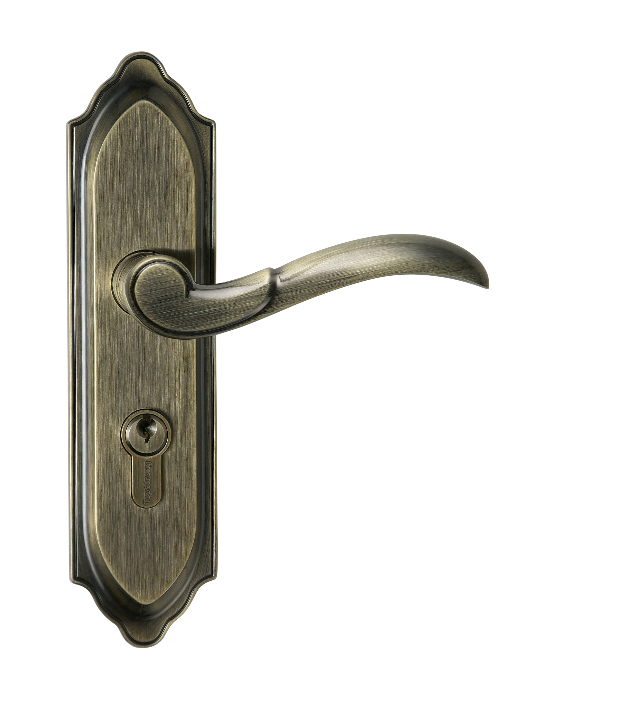 Pure copper brass Mechanical Manual Stainless Steel Lock With Key and lock body and cylinder