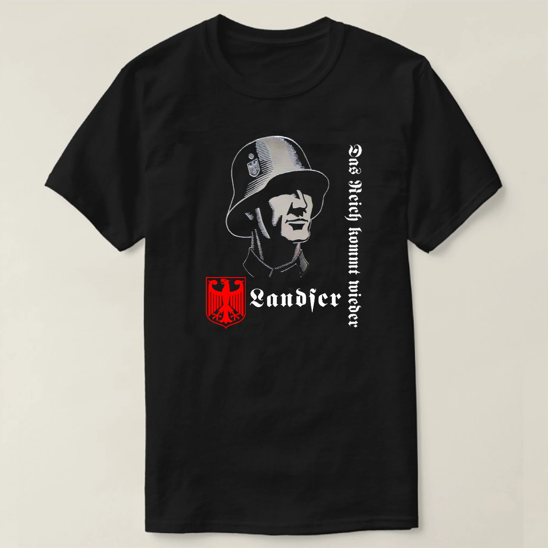 Deutsche Landser Das Reich Kommt Wieder Wehrmacht T Shirt. Short Sleeve 100% Cotton Casual T-shirts Loose Top Size S-3XL