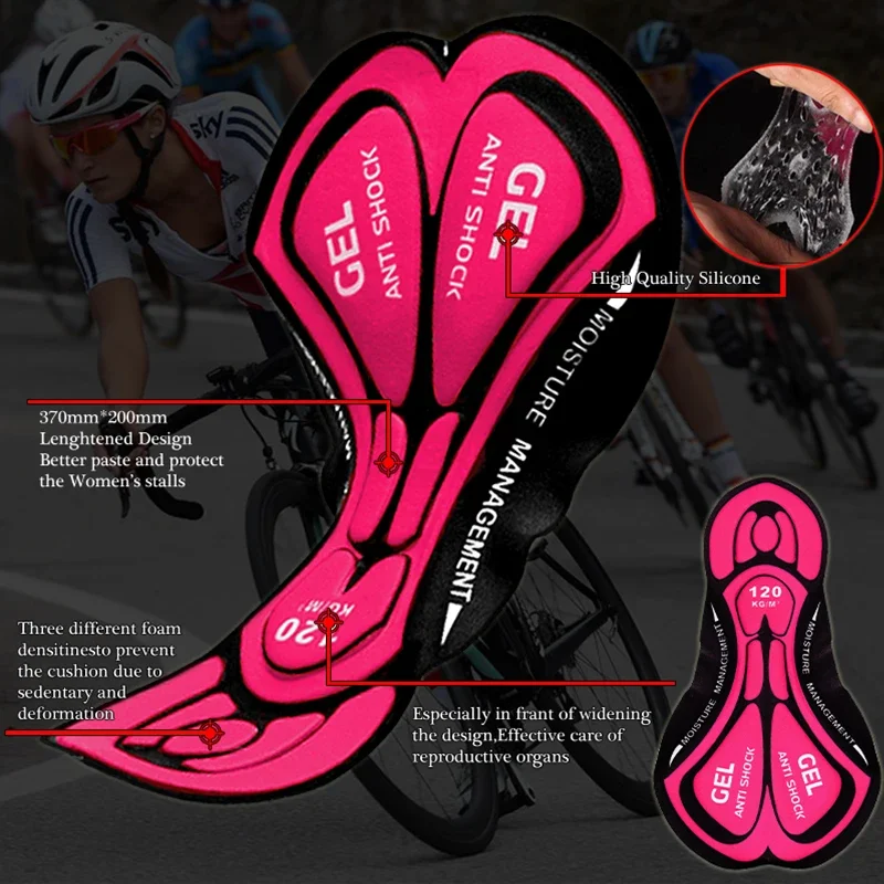 X-TIGER Bicycle Pants Women Winter Thermal Bike Pants 5D Gel Pad Women Cycling Bib Pants Bicycle Trousers Cycling Equipment