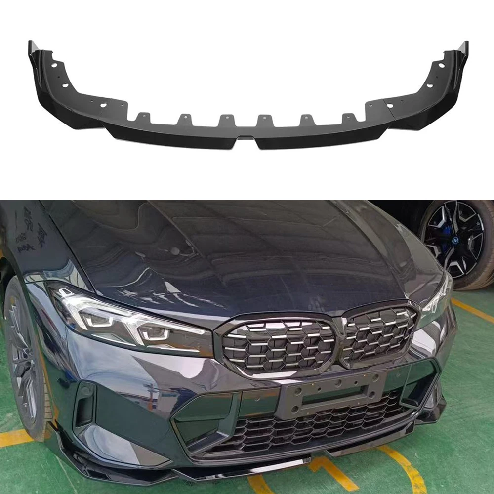 Car Front Bumper Lip Spoiler Diffuser Splitters Body Kit Aprons Cover Guard Trim For Bmw G20 G21 LCI 2022 2023 2024