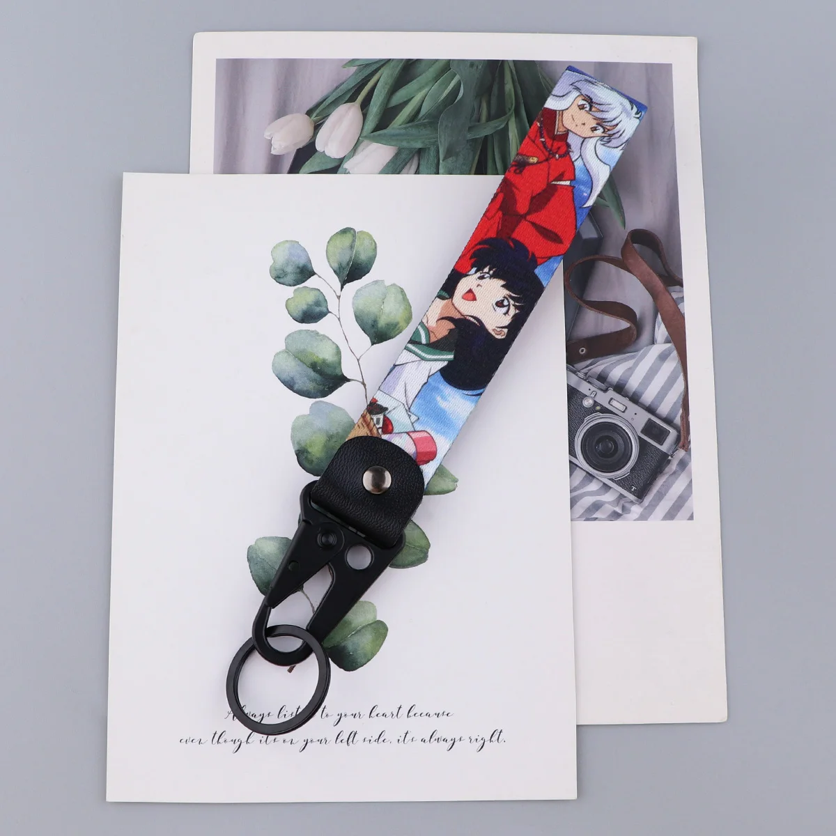 

Anime Series Key Fobs Keychain for Car Motorcycles Short Lanyard Key Tags Keyring Accessories Gifts Chaveiro Jewelry
