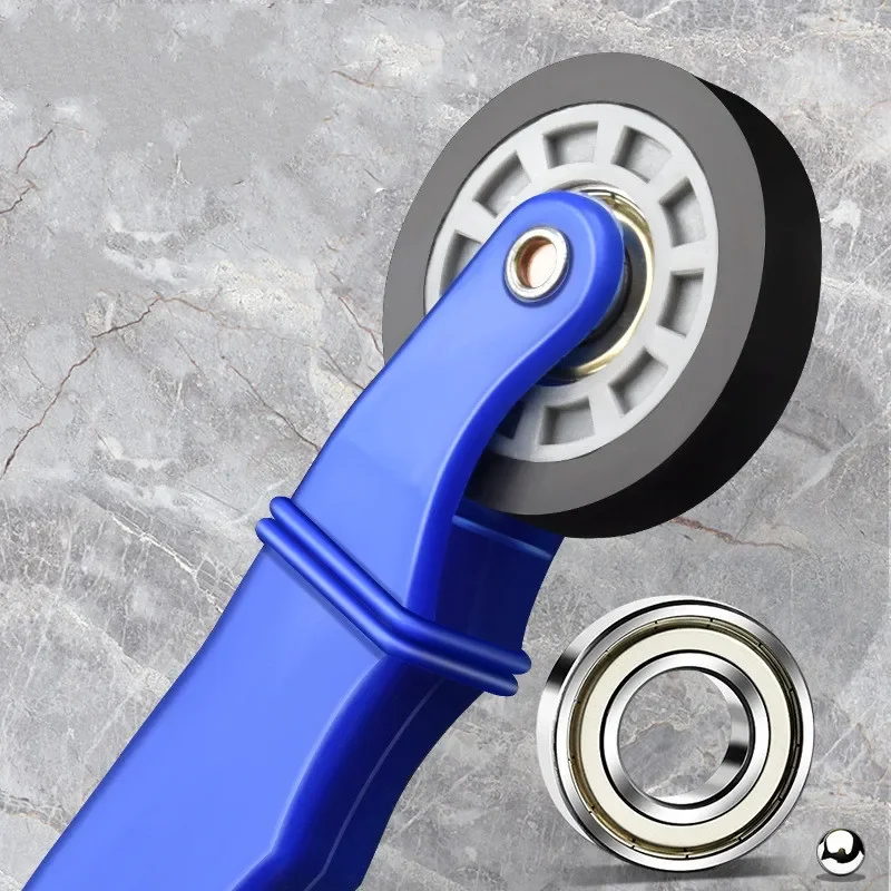 1Pc Window Screen Hand Installation Repair Roller Rubber Mesh Wheel Window Install Tool Strip Light Double-Head Pressure Pulley view 5