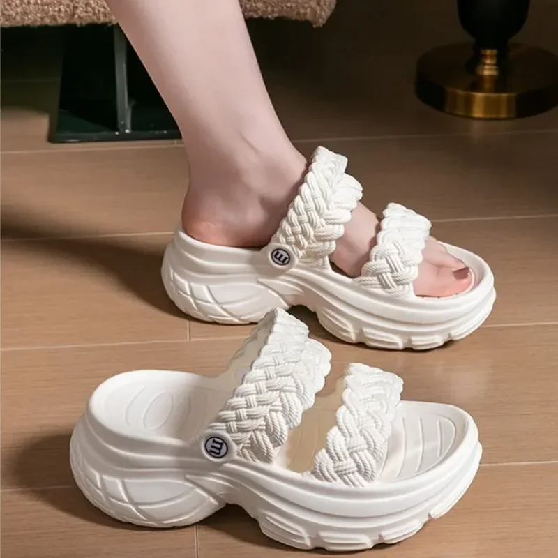 Cloud Heel Sandal Slipper Wedges Woman Flip Flops Beach House Home Shoe Platform Female Slides Garden Ladies Outdoor Soft 2025