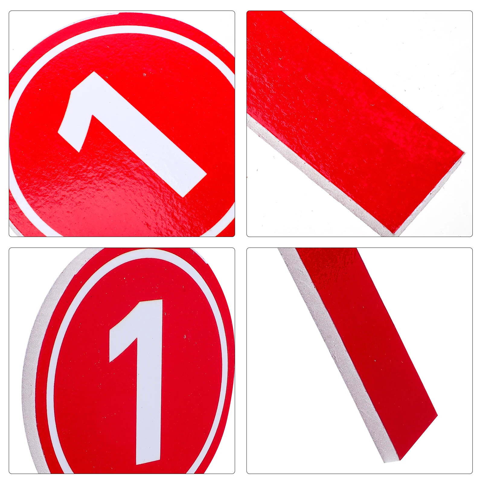 

10pcs Number Plate Handheld Black Paddles Competition Judge Material Voting Boards Display Items