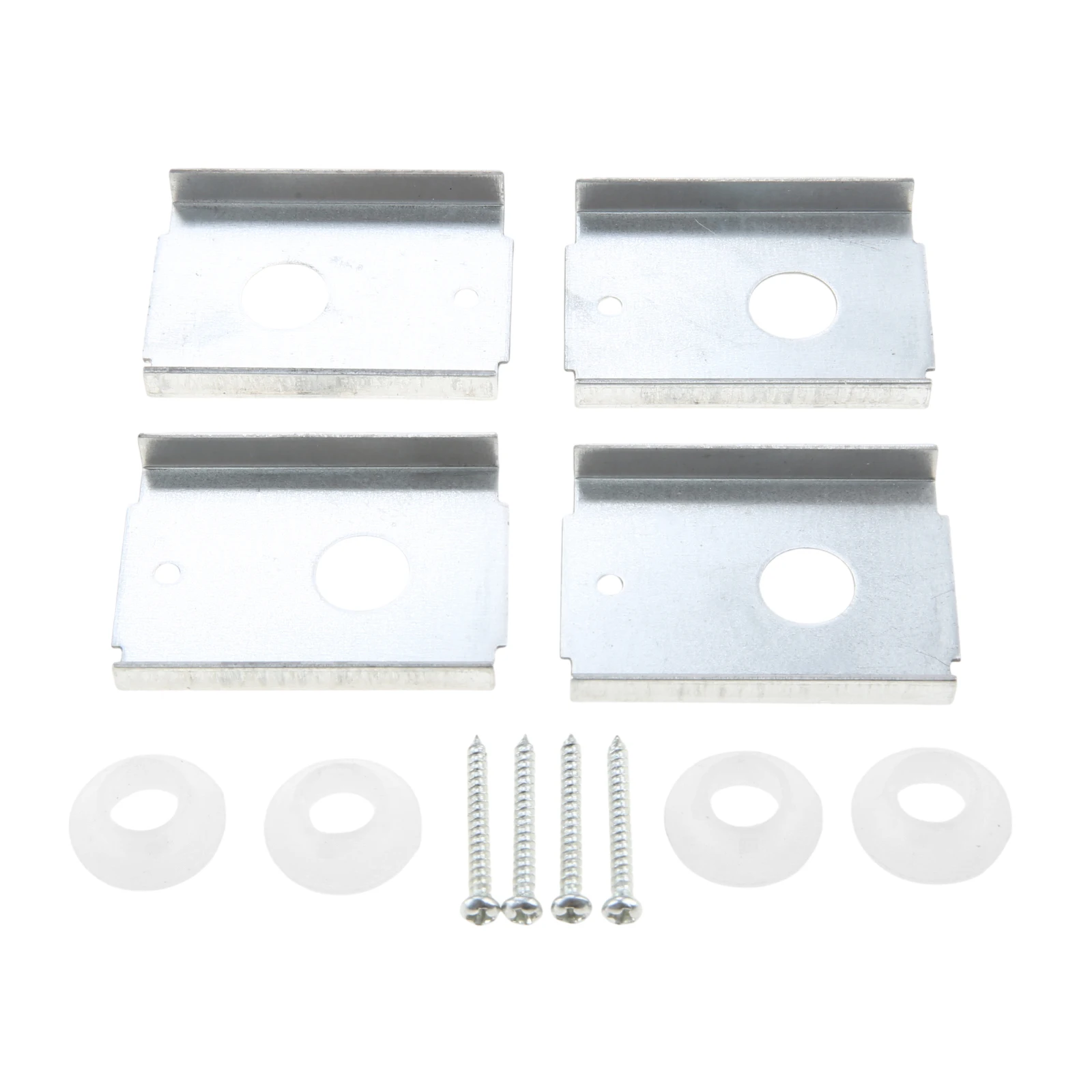 4PCS Bi-fold Door Repair Bracket Kit Repair and Reinforce Standard 1-3/8 Inch Thick Wooden Bifold Closet Doors Heavy-Duty Steel