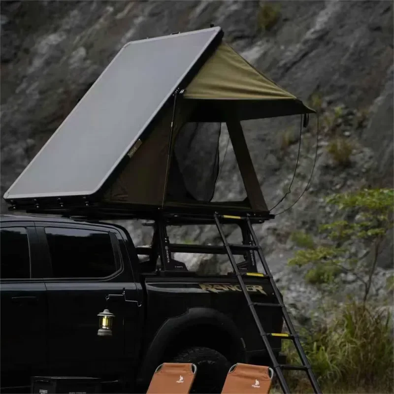 Factory-Priced Lightweight Hard Shell Aluminum Rooftop Tent for Cars High Quality Rooftop Tents Outdoor Camping Use