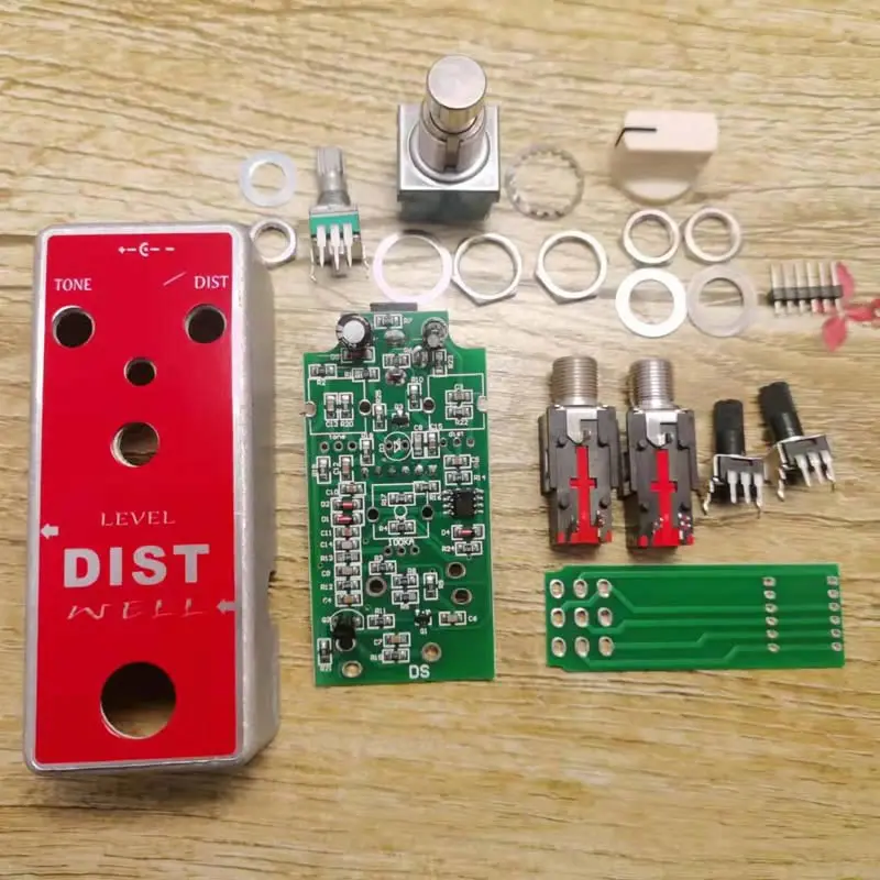 Hot sale！Electric guitar distortion pedal DIY kit or finished product, handmade boss DS1 tone effect device