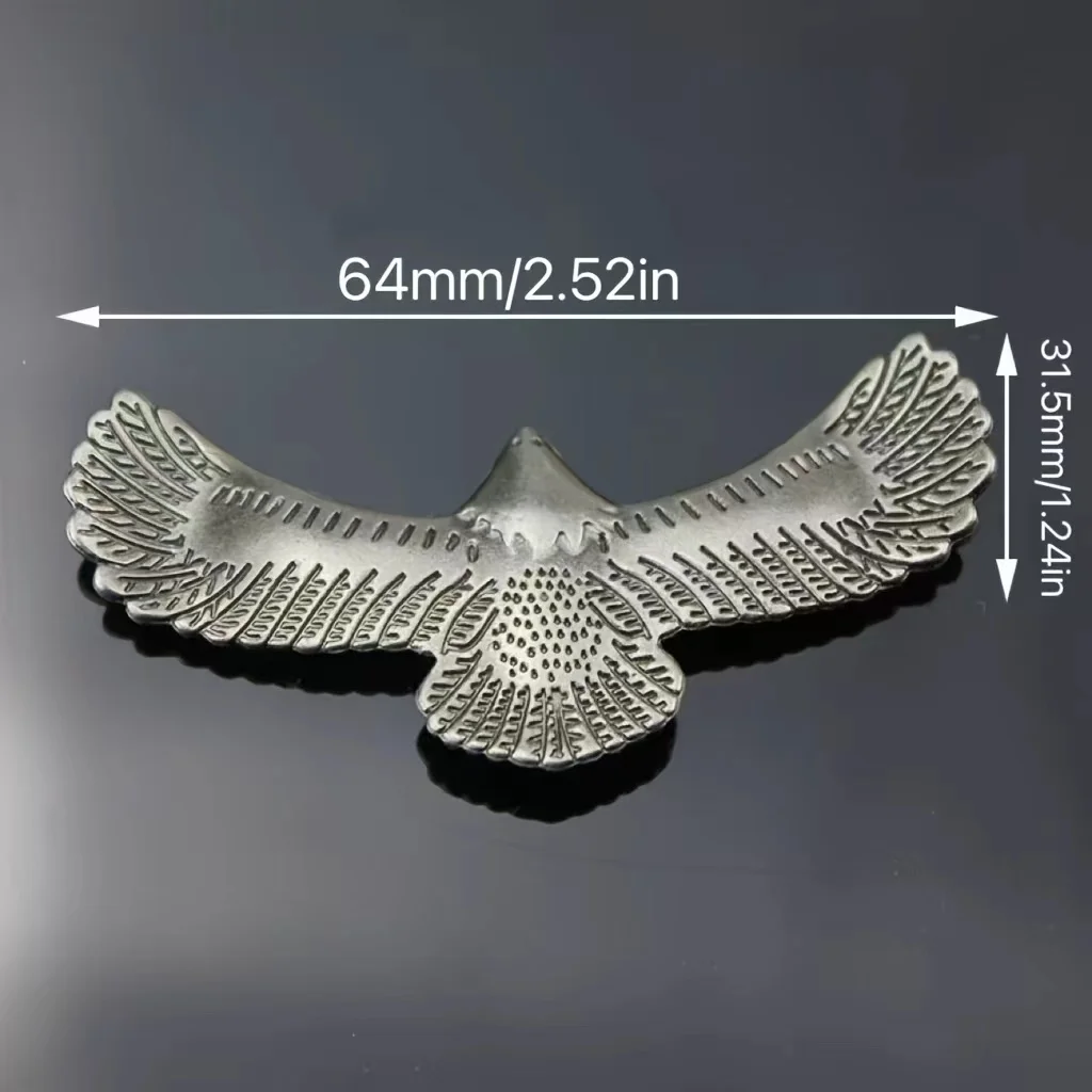 8-Piece Metal Eagle Rivets, Leather Craftsmanship Accessory Decorative Rivets, DIY Leather Craft Connecting Clasps
