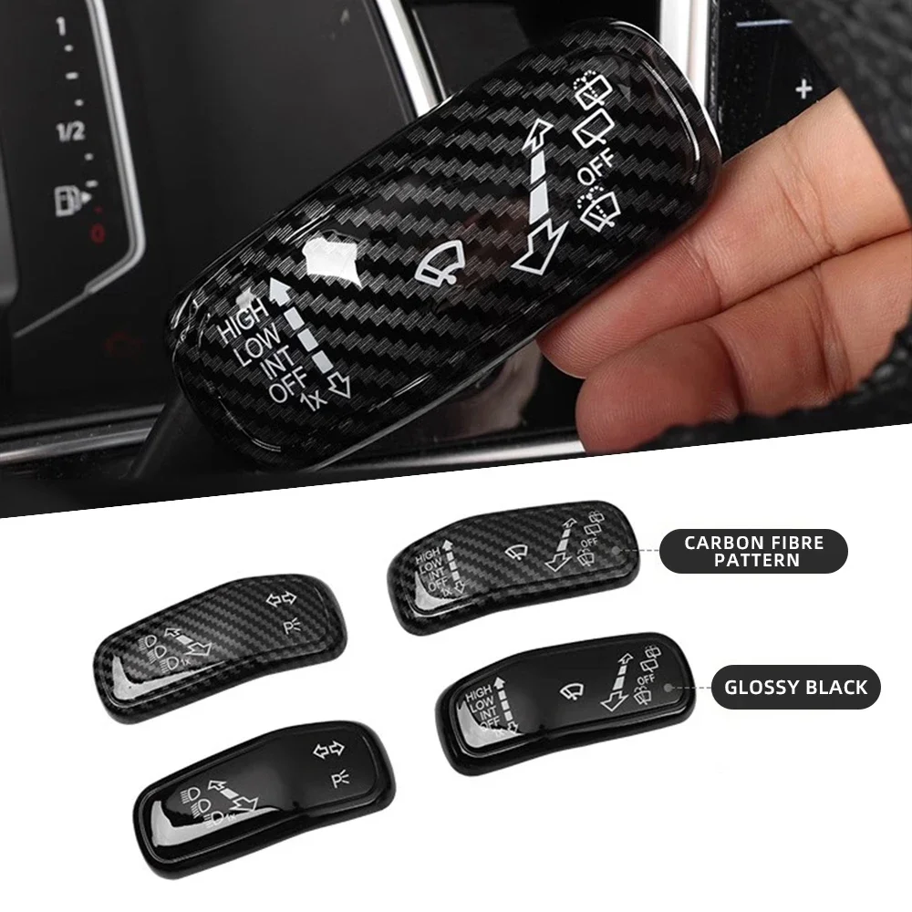 Steering Wheel Wiper Switch Trim Headlight Switch Control Cover for VW Polo Golf 7 Golf 8 Jetta Tiguan Accesorios Auto 2018-2023