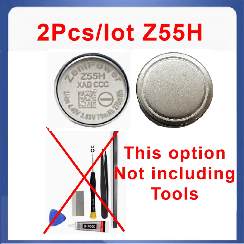 NONE 2 Stück Z55H ZeniPower Ersatz CP1254 1254 für WF-1000XM4 XM4 Bluetooth Headset Akku 3,85 V Z55H 3