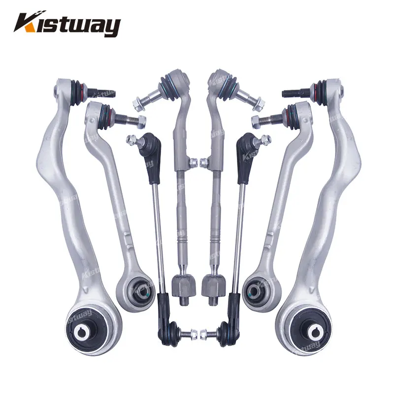 8PCS Front Lower Ball Joint Tie Rod Control Arm Kit For BMW F30 F31 F32 F33 F34 F35 F20 F21 F22 2WD 228i 230i 320i 328d 418d 