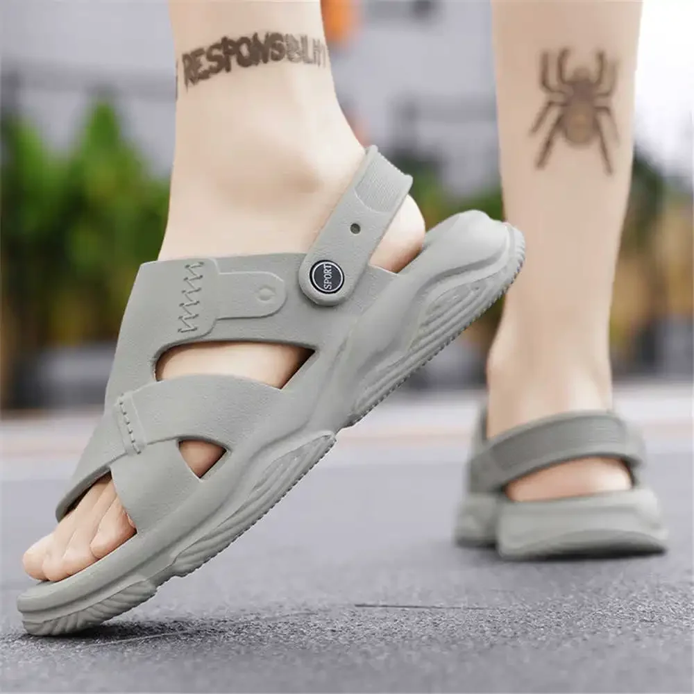 Demi-season Without Lacing Beach Flip Flops For Men Slippers Sports Shoes Mule Sandal Sneakers Loafers Collection Cosplay