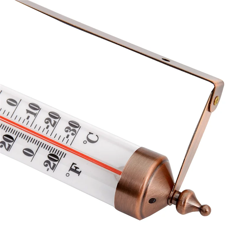 

B17CB 10 Inches New Premium Steel Indoor/Outdoor Thermometer Wireless Decorative