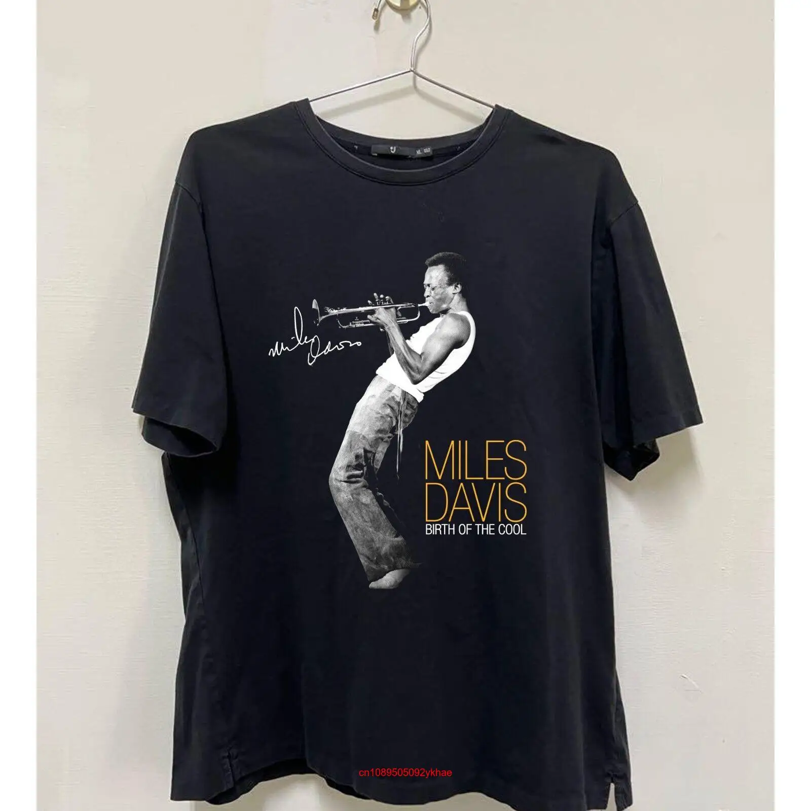 Vintage Miles Davis Logo  Men S 5XL T Shirt 1NG719 long or short sleeves