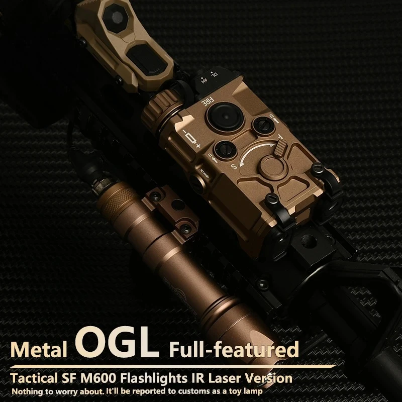 Metal Tactical OGL IR M600 Flashlight White Strobe Light Airsoft Hunting Accessories