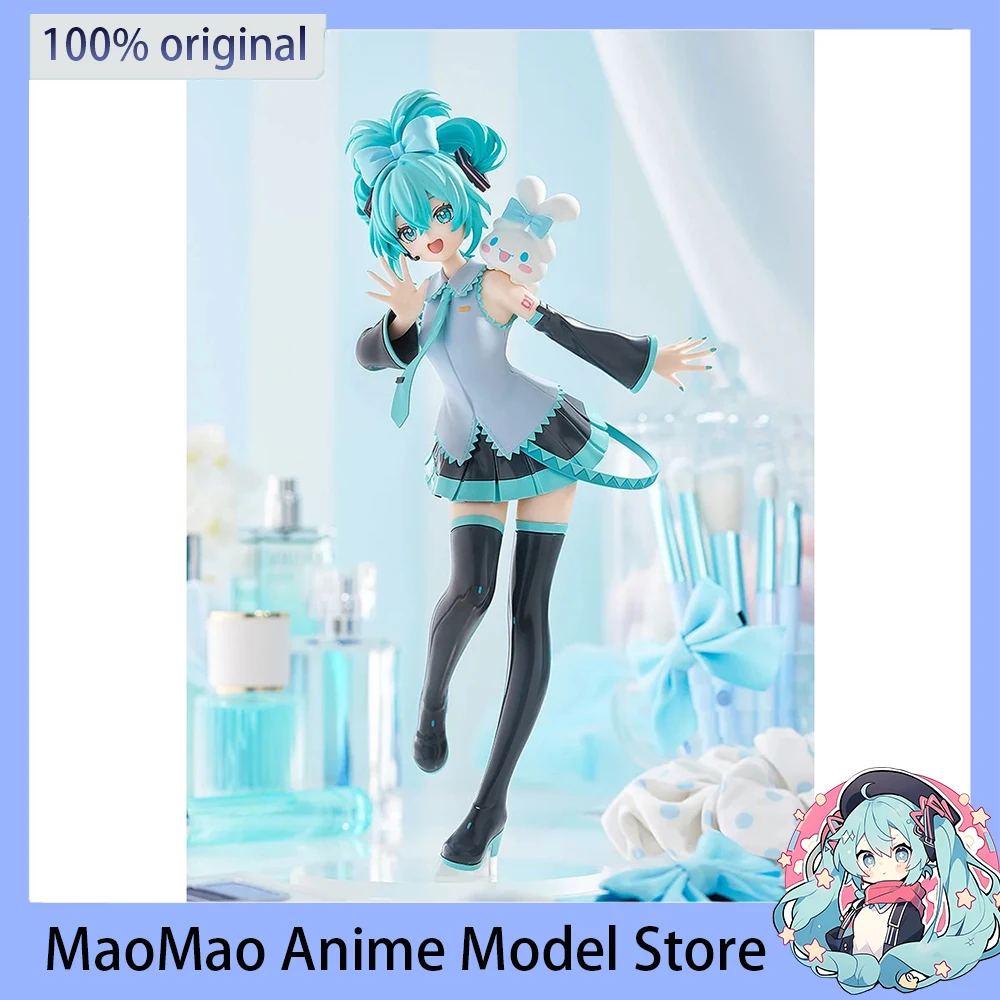 

Оригинальная фигурка GSC POP UP PARADE Hatsune Miku Cinnamoroll, аниме-фигурка, 23 см, кавайная кукла, украшение, модель из ПВХ, коллекционный подарок