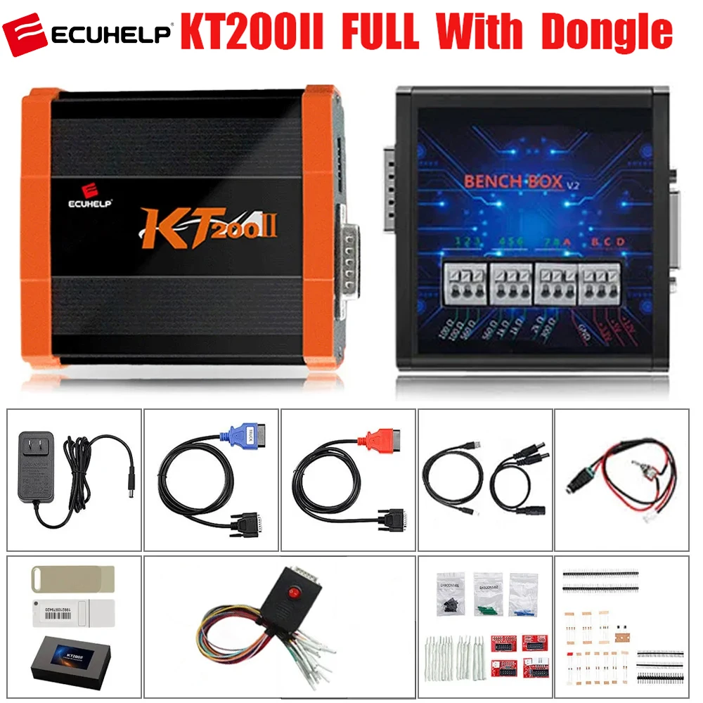 

ECUHELP KT200II полная версия с автономной рабочей станцией OBD2 ECU Programmer Tool для автомобиля, грузовика, мотоцикла, трактора, лодки