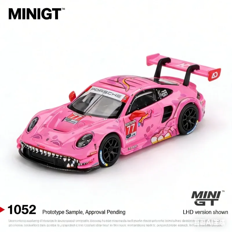 

MINI GT 1:64 Alloy Cast Replica Supercar - 911 992 GT3 R Tyrannosaurus Rex - DAKAR Automobile Model - Adult Collection