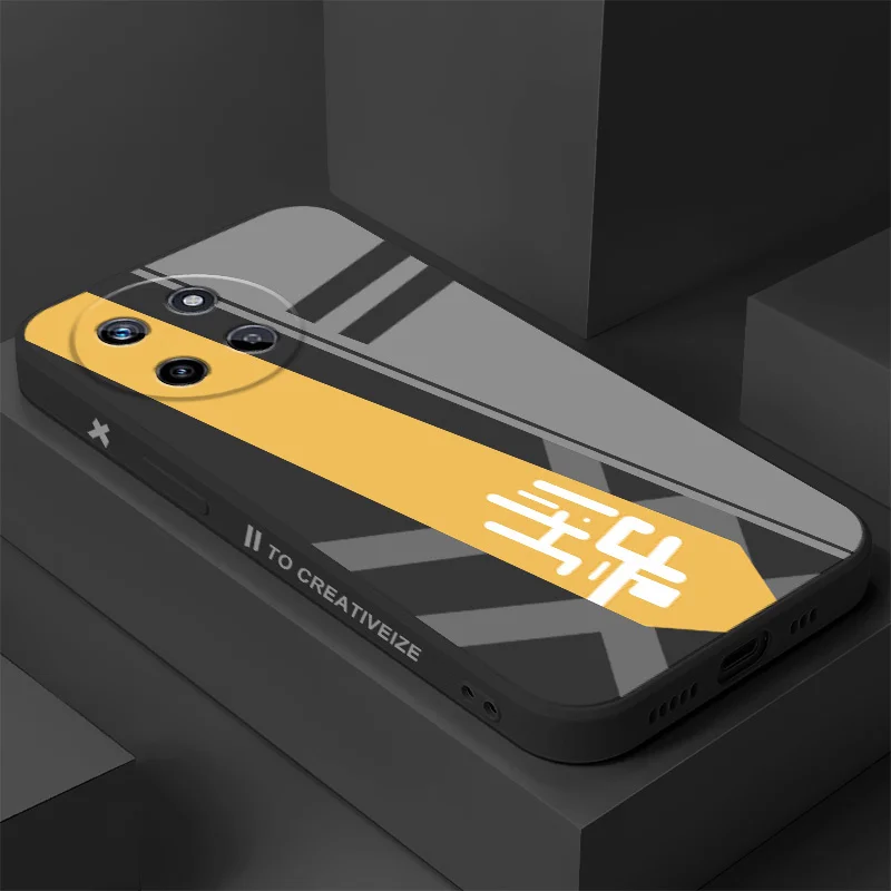 

Creative Symbol Phone Case For OPPO Realme 14 13 12 11 10 9 9i 8 8i 7 Pro Plus C35 C21Y C25Y C25 4G 5G Liquid Silicone Cover