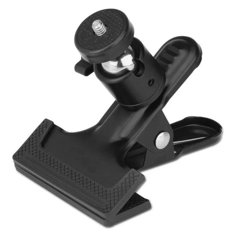Camera Spherical Gimbal, Powerful Clip, Flash Clip Bracket, Desktop Bracket, Background Panel Clip Universal