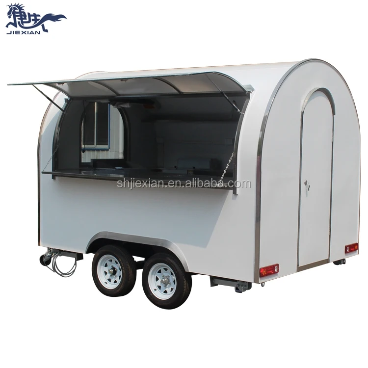Double axle Donuts car/Fried cart and used for ice cream,coffee camping trailer