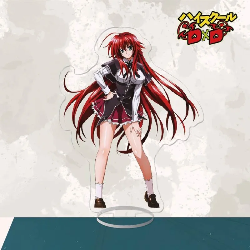 Japan High School D×D Anime Figures Rias Gremory Himejima Akeno Acrylic Stands Asia Argento Character Model Fans Christmas Gift