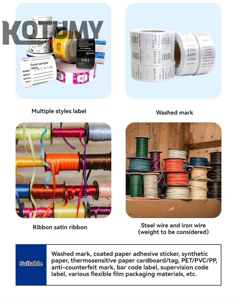 Volautomatische barcodelabelopwikkelaar Machine Synchrone papieroproller Waslabel Kledinglabel opwikkelen