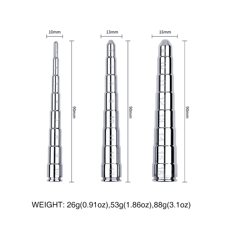 Horse Eye Stick Steel Metal Cut Ruler Graduated Male Prostate Urethral Stimulation Penis Plug Sex Toys for Men Training Supplies view 2