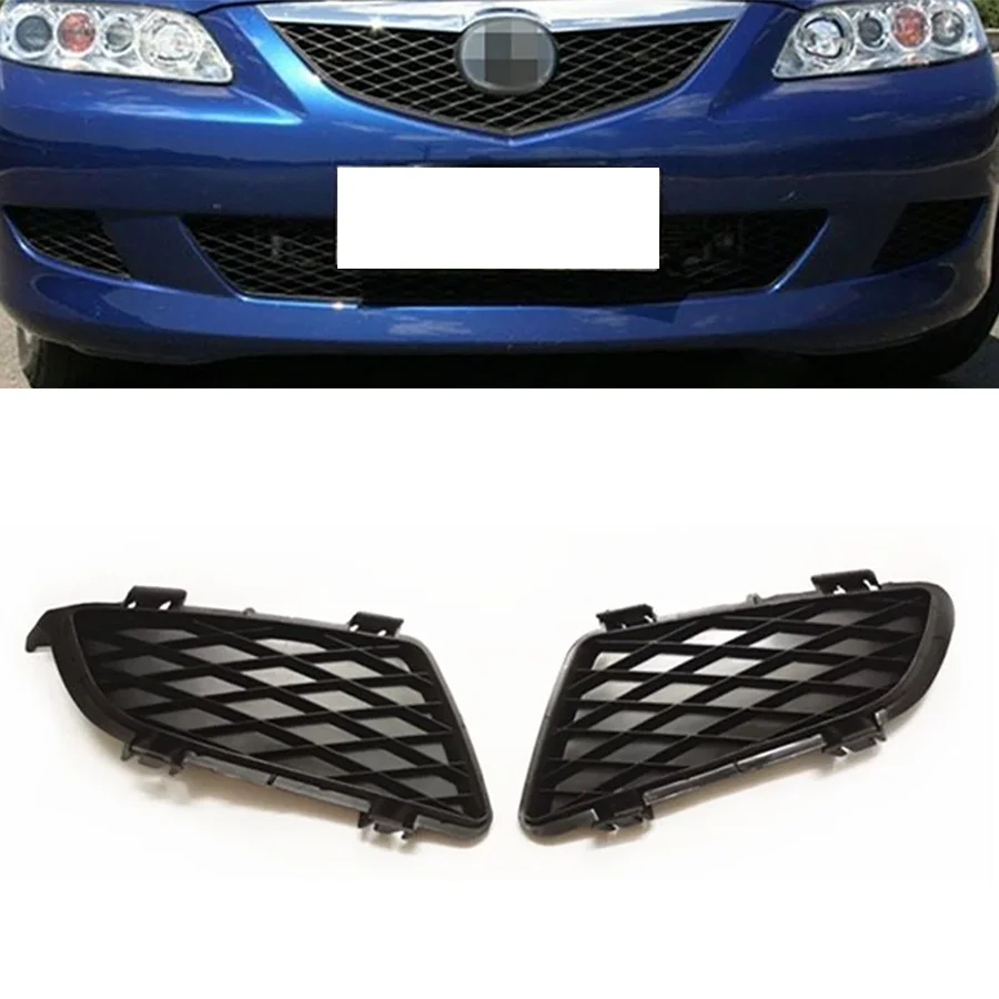 1Pc Car Fog Lampshade Bumper Grille Fog Lamp Frame Bar Net Cover For Mazda 6 2003-2005.11 GJ6A50C21A GJ6A50C11A Accessories