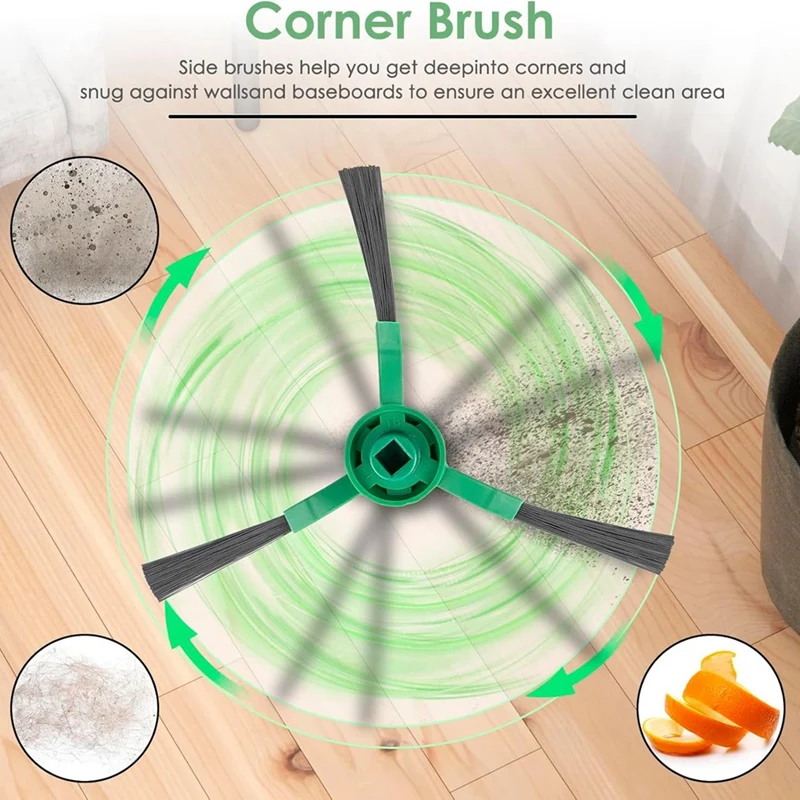 สําหรับ Irobot Roomba Combo Essential หุ่นยนต์ Y0140 Y0112 Y0110 Q011 Q0120 สูญญากาศสิ่งที่แนบมา Roller แปรงด้านข้าง Mop