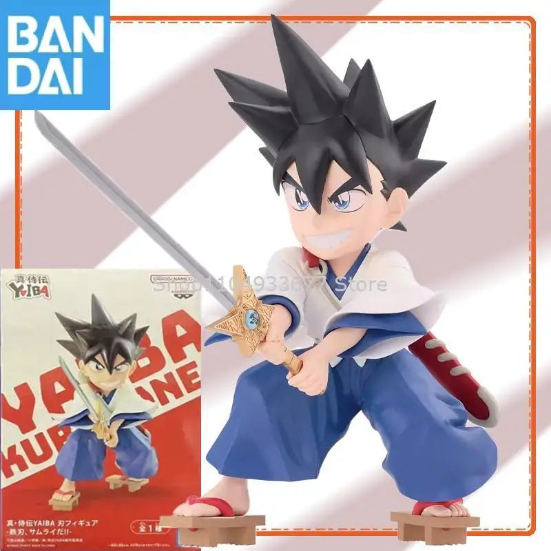 

В наличии оригинальная подлинная Bandai Namco Banpresto Yaiba Kurogane Samurai около 16 см аниме фигурка модель коллекционная фигурка игрушки