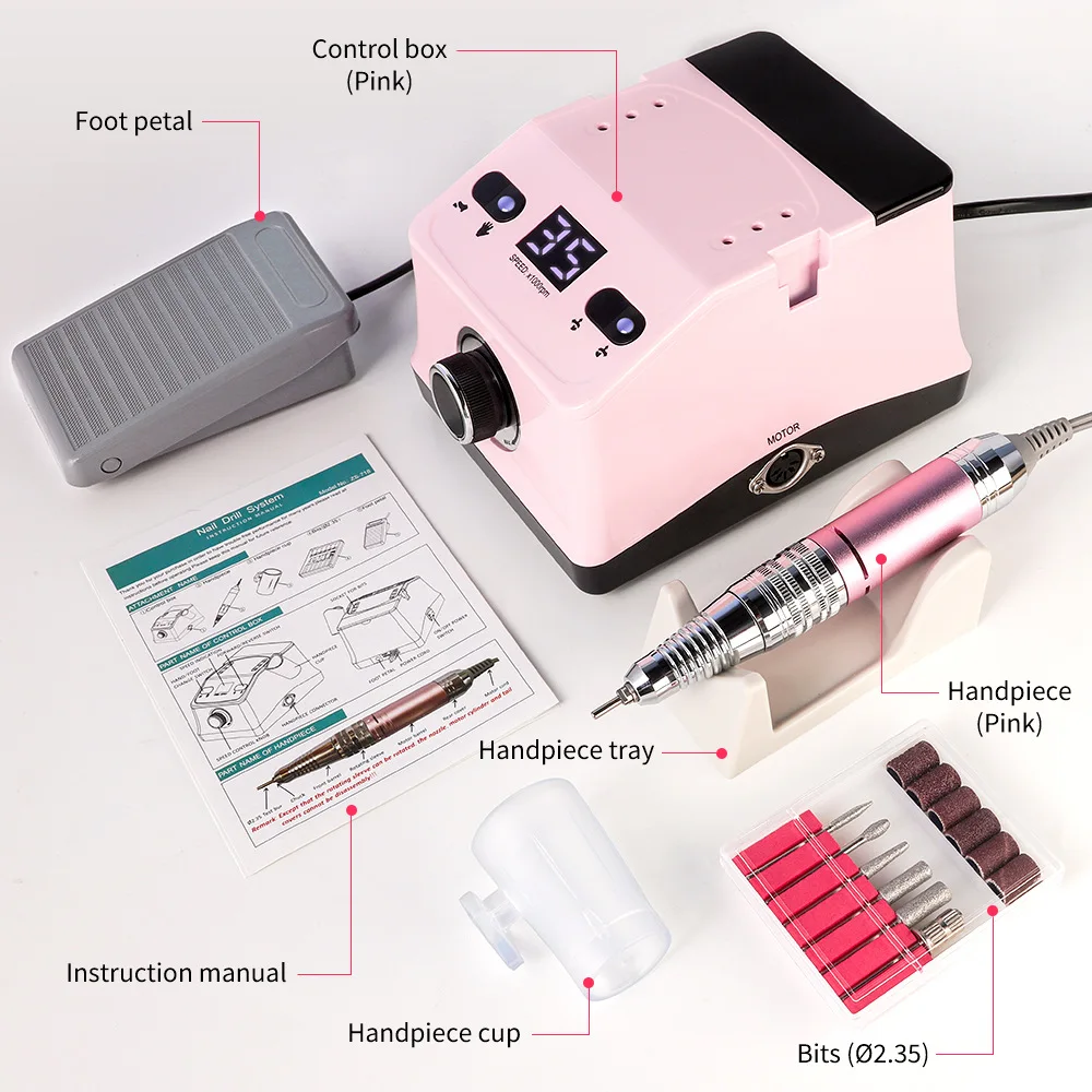 35000 U/min elektrische Nagel bohrmaschine profession elle Maniküre Maschine Nagels chl eifer Set Nagel bohrer tragbare Nagels tudio Polierer Ausrüstung