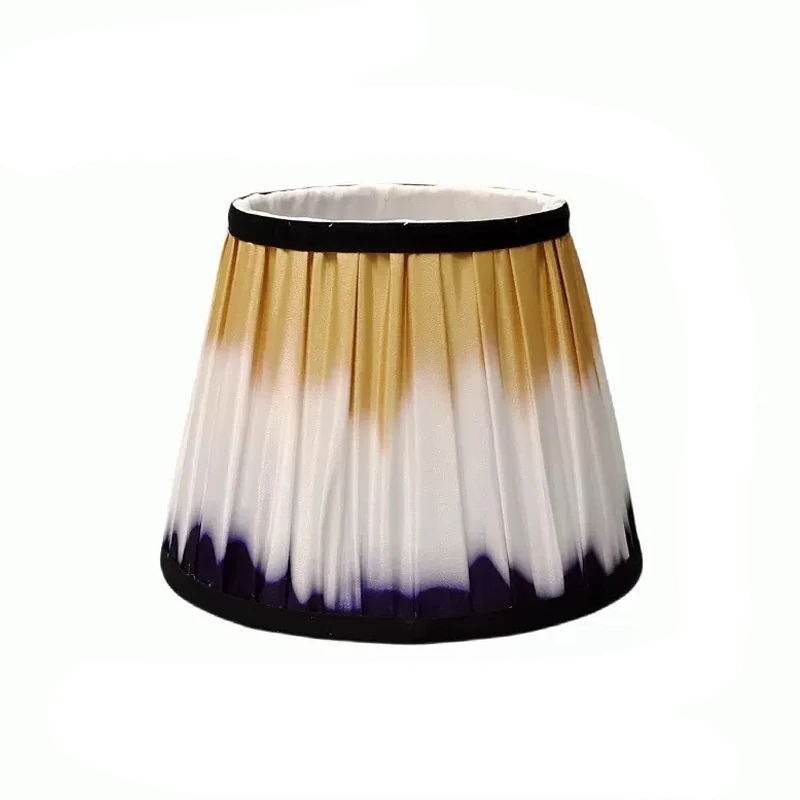 

E27 Royal Designs Drum Lamp Shade Gradual staining Lighting Fixtures Lamp Cover Replacement for Floor Light and Table Lamp Decor